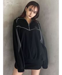 EMODA | コントラストトラックプルオーバー(Tシャツ/カットソー)