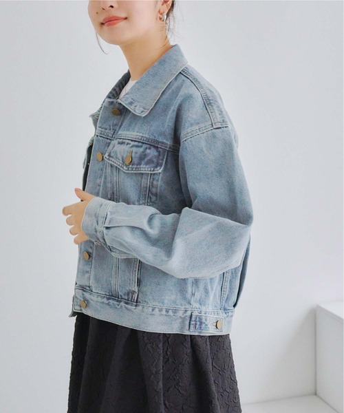 titivate（ティティベイト）の「デニムジャケット（デニムジャケット・レディース・ライトブルー/ブルー・FREE）」の20枚目の写真