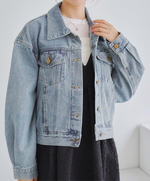 titivate（ティティベイト）の「デニムジャケット（デニムジャケット・レディース・ライトブルー/ブルー・FREE）」の15枚目の写真