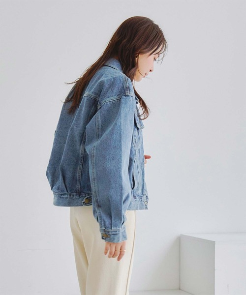 titivate（ティティベイト）の「デニムジャケット（デニムジャケット・レディース・ライトブルー/ブルー・FREE）」の17枚目の写真