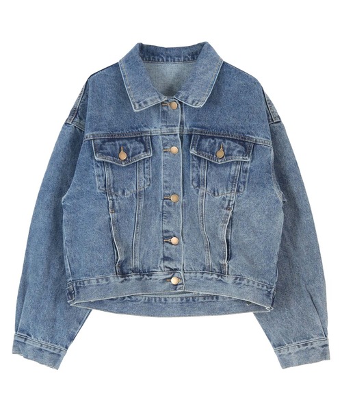 titivate（ティティベイト）の「デニムジャケット（デニムジャケット・レディース・ライトブルー/ブルー・FREE）」の9枚目の写真