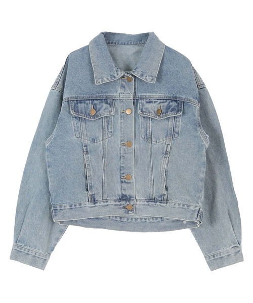 titivate（ティティベイト）の「デニムジャケット（デニムジャケット・レディース・ライトブルー/ブルー・FREE）」の8枚目の写真