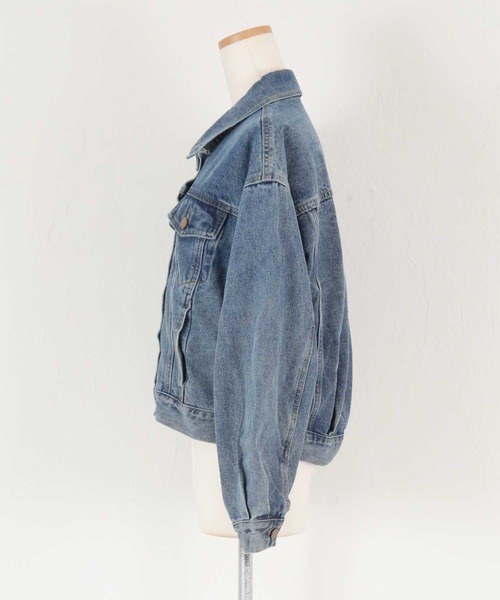 titivate（ティティベイト）の「デニムジャケット（デニムジャケット・レディース・ライトブルー/ブルー・FREE）」の11枚目の写真