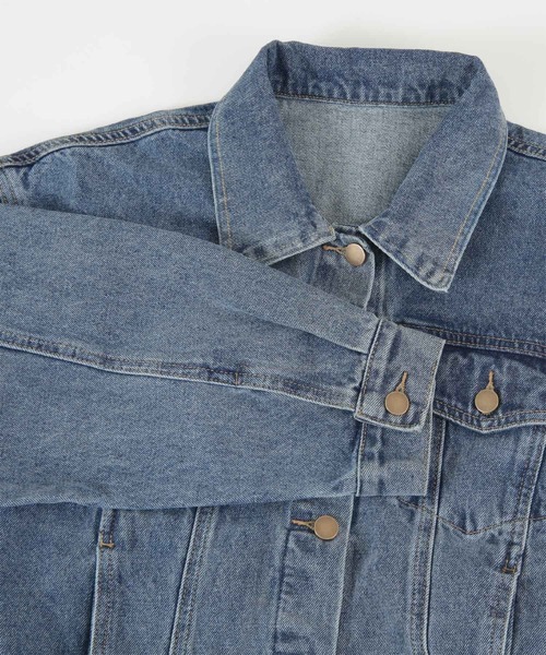 titivate（ティティベイト）の「デニムジャケット（デニムジャケット・レディース・ライトブルー/ブルー・FREE）」の13枚目の写真