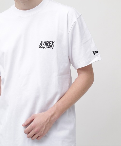 国内配送★AVIREX★× NEWERA NEWYORK ポケットTシャツ 2色 NEW ERA（ニューエラ）の「《AVIREX × NEWERA》 NEWERA T-SHIRT