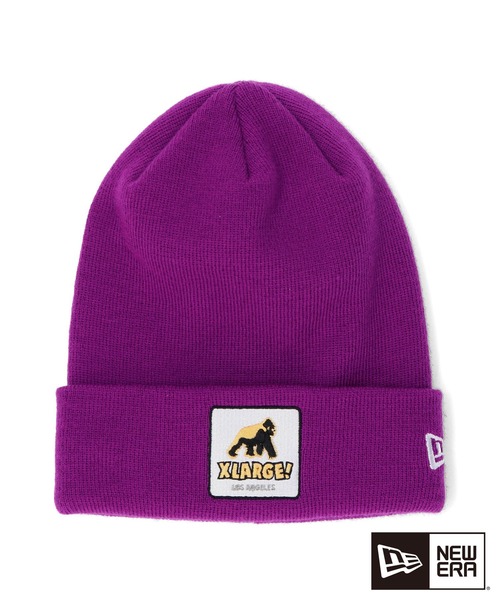 XLARGE(エクストララージ)の「【販売終了】XLARGE×NEW ERA WALKING APE CUFF BEANIE(ニットキャップ/ビーニー・メンズ・パープル/グレー/グリーン/ブラック・ONE SIZE)」の4枚目の写真