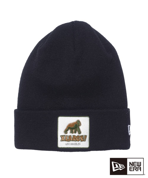 XLARGE(エクストララージ)の「【販売終了】XLARGE×NEW ERA WALKING APE CUFF BEANIE(ニットキャップ/ビーニー・メンズ・パープル/グレー/グリーン/ブラック・ONE SIZE)」の2枚目の写真