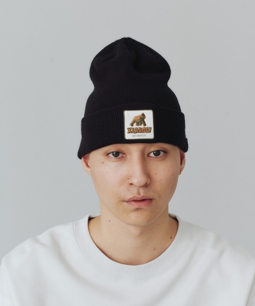 XLARGE(エクストララージ)の「【販売終了】XLARGE×NEW ERA WALKING APE CUFF BEANIE(ニットキャップ/ビーニー・メンズ・パープル/グレー/グリーン/ブラック・ONE SIZE)」の9枚目の写真