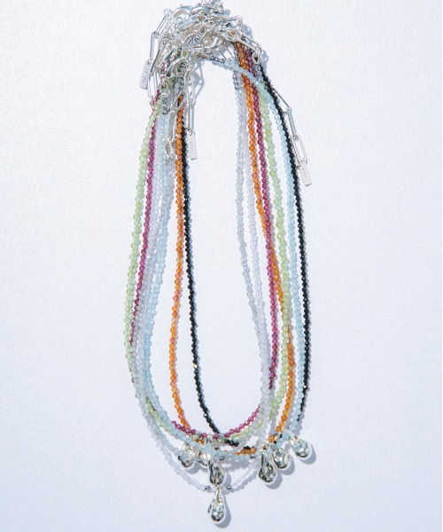 LAPUIS(ラピュイ)の「LAPUIS(ラピュイ)Oyster Gemstone Necklace(ネックレス・レディース・ブラウン/グレー/クリア/ブルー/ブラック/グリーン/パープル/ピンク/マルチ・FREE)」の6枚目の写真