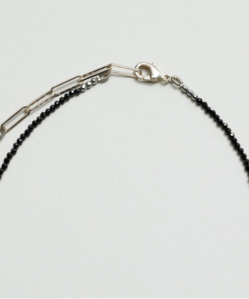 【日本製】 セール】LAPUIS(ラピュイ)Oyster Necklace（ネックレス Gemstone アクセサリー