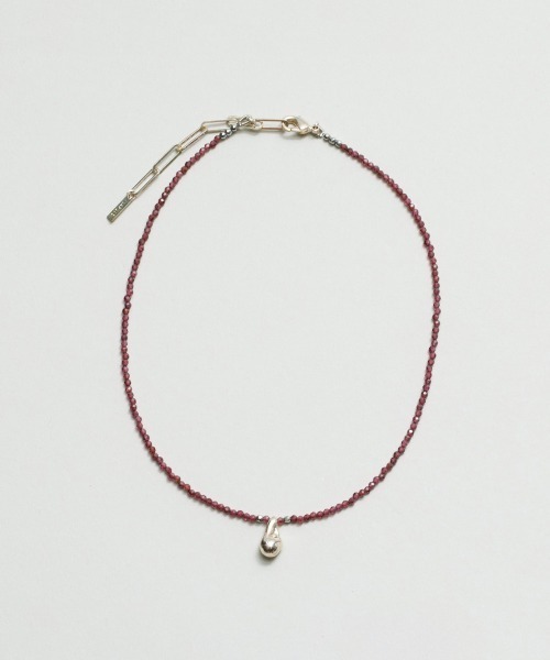 セール】LAPUIS(ラピュイ)Oyster Gemstone Necklace（ネックレス