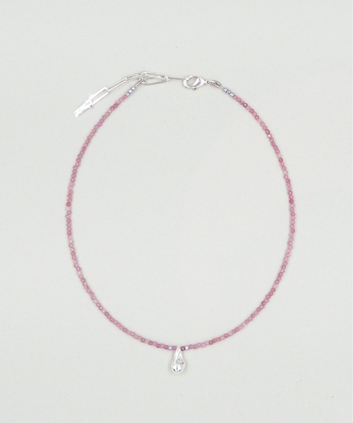 セール】LAPUIS(ラピュイ)Oyster Gemstone Necklace（ネックレス