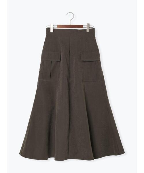 Te chichi TERRASSE（テチチテラス）の「カーゴマーメイドスカート（スカート・レディース・カーキ/オフホワイト/チャコールグレー・F）」の22枚目の写真