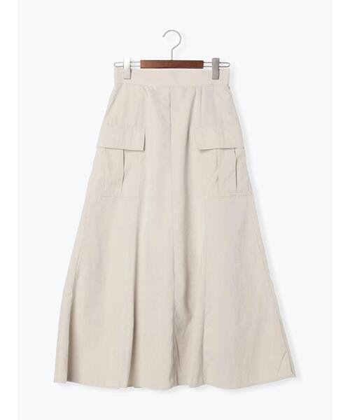 Te chichi TERRASSE（テチチテラス）の「カーゴマーメイドスカート（スカート・レディース・カーキ/オフホワイト/チャコールグレー・F）」の20枚目の写真