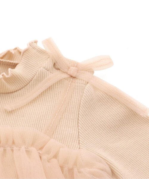 Ampersand（アンパサンド）の「premier スペシャルチュールワンピロンパース（ロンパース・キッズ・ライトグレー/ピンク・70/60/80）」の10枚目の写真
