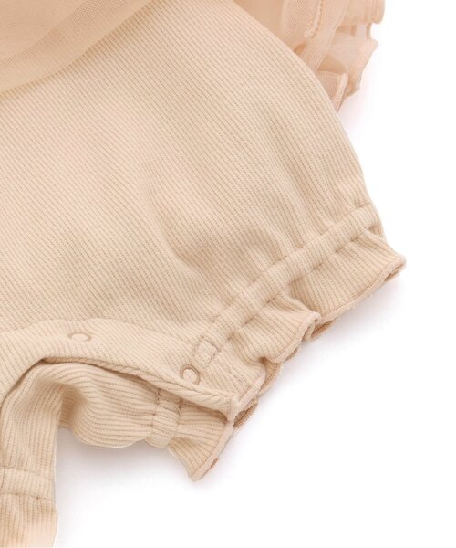 Ampersand（アンパサンド）の「premier スペシャルチュールワンピロンパース（ロンパース・キッズ・ライトグレー/ピンク・70/60/80）」の13枚目の写真