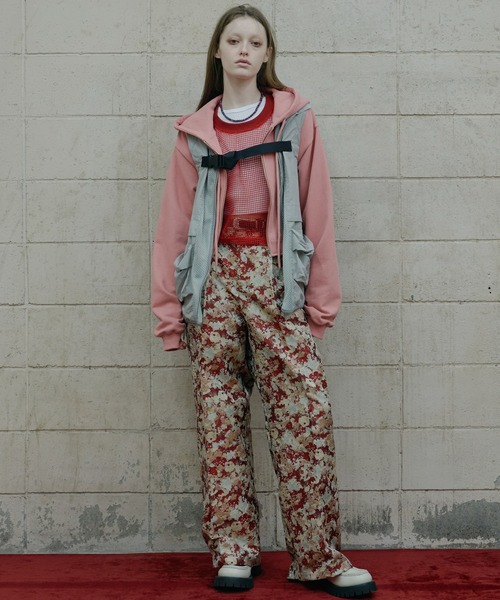 AIVER（アイバー）の「AIVER　ジャガードバギースラックス（スラックス・メンズ・ブラック/グリーン/ホワイト×ブラック/レッド/ブラウン/ネイビー・SMALL/LARGE/MEDIUM）」の7枚目の写真