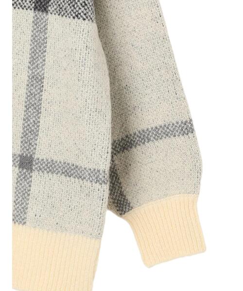 AMERICAN HOLIC（アメリカンホリック）の「ブークレチェックニットチュニック（チュニック・レディース・キャメル/グレー/アイボリー・L/M）」の10枚目の写真