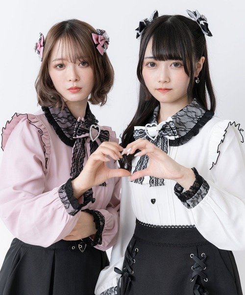 DearMyLove（ディアマイラブ）の「レース重ねハートリボンフリル