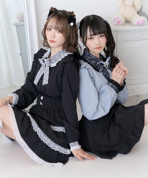 DearMyLove（ディアマイラブ）の「レース重ねハートリボンフリル