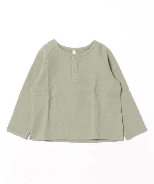 【セール】【Bs】【it】【Quincy Mae】ZION SHIRT | FERN（その他ベビー用品）｜Quincy Mae（クインシーメイ）
