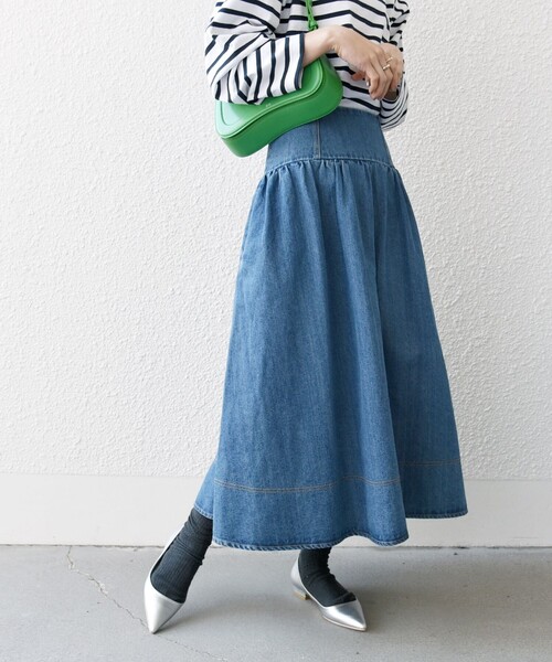 Ｙ’s ワイズ デニムスカート SHIPS any（シップス エニィ）の「SHIPS any:〈洗濯機可能〉デニム