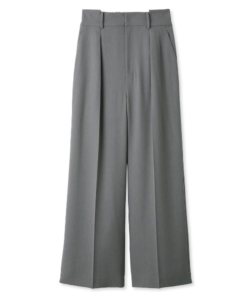 FRAY I.D（フレイアイディー）の「ツイルタックストレートパンツ（スラックス・レディース・アイボリー/ブルー/グレー・1/0）」の20枚目の写真