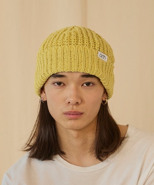 arth(アース)の「arth Recycle Co Rib Watch / アース(ニットキャップ/ビーニー・メンズ・ピンク/レッド/イエロー/ライトベージュ/ブラック・57~59cm)」の18枚目の写真