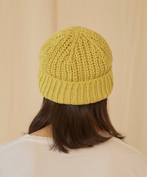 arth(アース)の「arth Recycle Co Rib Watch / アース(ニットキャップ/ビーニー・メンズ・ピンク/レッド/イエロー/ライトベージュ/ブラック・57~59cm)」の20枚目の写真