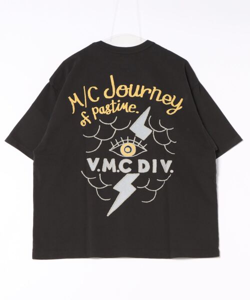 GYPSY&SONS（ジプシーアンドサンズ）の「BAGGY PRINT TEE VMC ”journey”　バギープリントティーブイエムシージャーニー（Tシャツ/カットソー・メンズ・アイボリー/ブラック・LARGE/MEDIUM）」の12枚目の写真