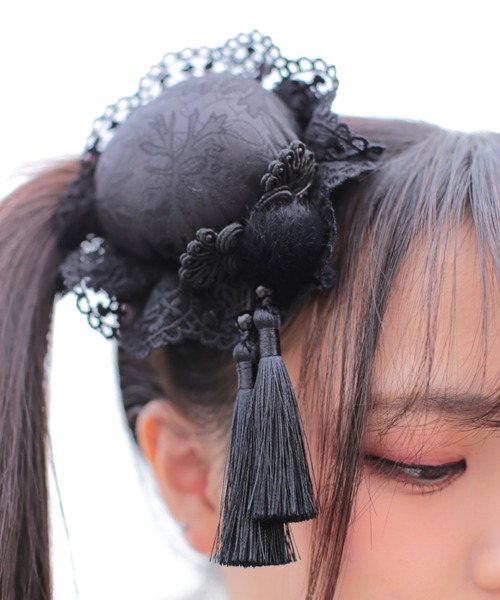 チャイナお団子 ヘアクリップ（バレッタ/ヘアクリップ）｜SPINNS
