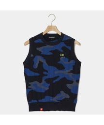 ROSASEN（ロサーセン）の「【Rosasen/GOLF】カモフラJQケーブルエコニットベスト（ベスト）」