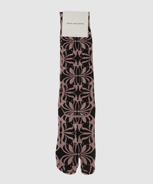 【DRIES VAN NOTEN】プリント タビソックス Lilac 送料関税込 DRIES VAN NOTEN】プリント タビソックス Purple 送料関税込
