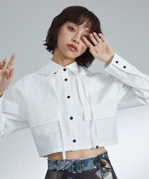 UNITED TOKYO | フーディショートシャツ(シャツ/ブラウス)