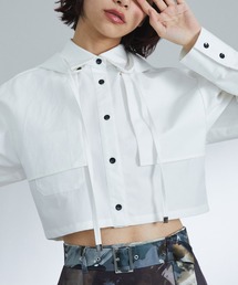【完売間近!】フーディショートシャツ|防シワ/2way