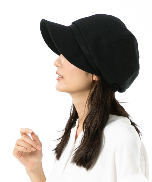 つば広シンプルキャスケット（キャスケット）｜QUEENHEAD（クイーン