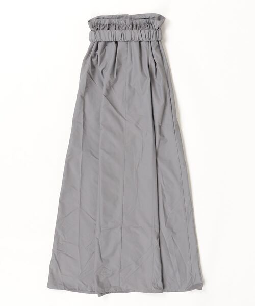 Per sist ence（パーシエンス）の「ベルト付きナイロンベアトップジャンスカ（ワンピース・レディース・オフホワイト/グレー/ブラック/グレイッシュベージュ/カーキ・FREE）」の6枚目の写真