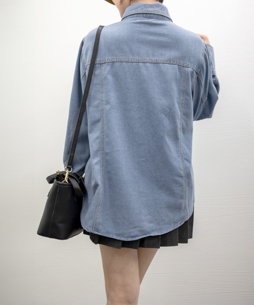 MIMI バックワッペンデニムシャツジャケット 他2点 楽天市場】Miniministore デニムシャツレディース デニム