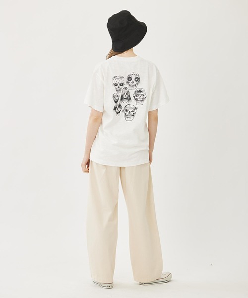 MILKFED.（ミルクフェド）の「HEAVY METAL SLAB S/S TEE（Tシャツ/カットソー・レディース・ブラック/ホワイト/レッド・M/L）」の7枚目の写真