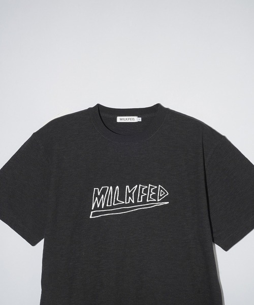 MILKFED.（ミルクフェド）の「HEAVY METAL SLAB S/S TEE（Tシャツ/カットソー・レディース・ブラック/ホワイト/レッド・M/L）」の10枚目の写真