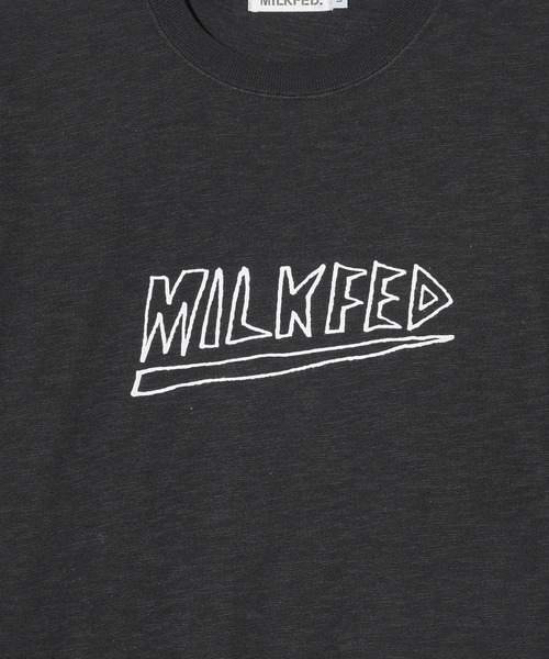 MILKFED.（ミルクフェド）の「HEAVY METAL SLAB S/S TEE（Tシャツ/カットソー・レディース・ブラック/ホワイト/レッド・M/L）」の11枚目の写真