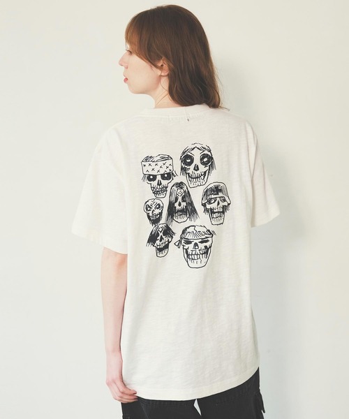 MILKFED.（ミルクフェド）の「HEAVY METAL SLAB S/S TEE（Tシャツ/カットソー・レディース・ブラック/ホワイト/レッド・M/L）」の22枚目の写真
