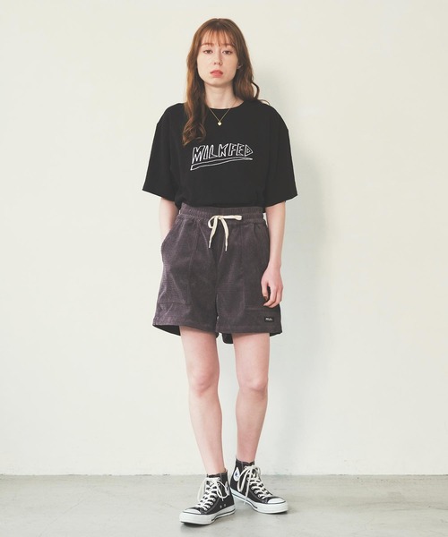 MILKFED.（ミルクフェド）の「HEAVY METAL SLAB S/S TEE（Tシャツ/カットソー・レディース・ブラック/ホワイト/レッド・M/L）」の17枚目の写真