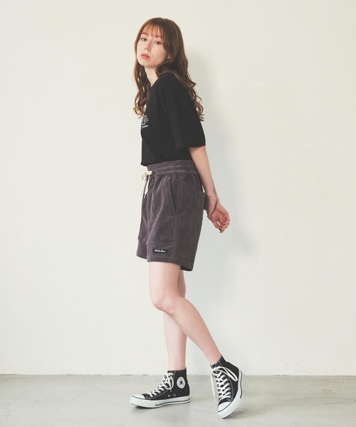 MILKFED.（ミルクフェド）の「HEAVY METAL SLAB S/S TEE（Tシャツ/カットソー・レディース・ブラック/ホワイト/レッド・M/L）」の18枚目の写真