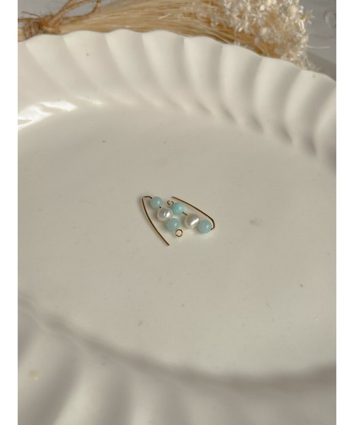 tone(トーン)の「【Occhocochoi】ODANGO pierce(MA)(ピアス(両耳用)・レディース・ゴールド・FREE)」の1枚目の写真
