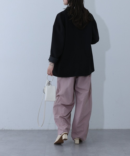 COLONY 2139(コロニートゥーワンスリーナイン)の「ナイロンカーブパンツ(その他パンツ・レディース・ピンク/オフホワイト/ブラック・SMALL/MEDIUM)」の5枚目の写真