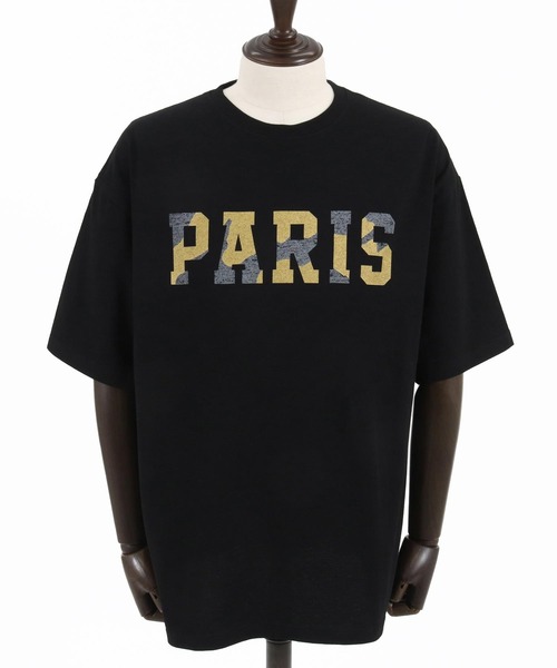 CAMBIO(カンビオ)の「mt8926- ビッグシルエットプリントTシャツ(PARIS)(Tシャツ/カットソー・メンズ・ブラック/ホワイト/ネイビー・S/M/L/XL)」の19枚目の写真