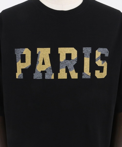 CAMBIO(カンビオ)の「mt8926- ビッグシルエットプリントTシャツ(PARIS)(Tシャツ/カットソー・メンズ・ブラック/ホワイト/ネイビー・S/M/L/XL)」の20枚目の写真