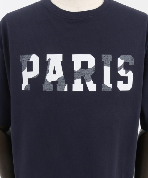 CAMBIO(カンビオ)の「mt8926- ビッグシルエットプリントTシャツ(PARIS)(Tシャツ/カットソー・メンズ・ブラック/ホワイト/ネイビー・S/M/L/XL)」の22枚目の写真