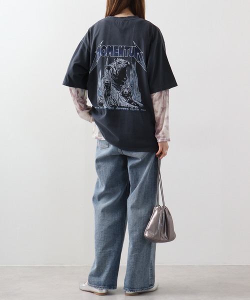 STAR SHOP グラフィックTシャツ グラフィックプリントTシャツ(M ホワイト): トップス｜Right-on